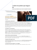 Enciclopedia de Lo Que No Sabías Acerca de Los Pedos