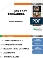 Post Tronadura