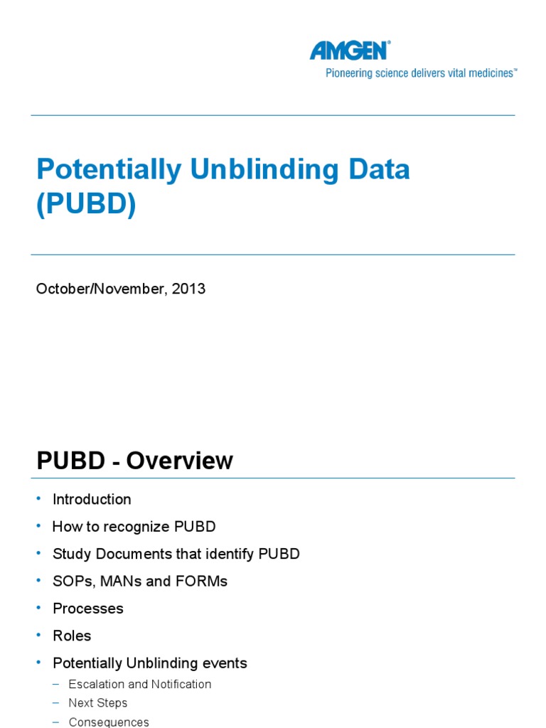 Managing Potentially Unblinding Data | PDF | Filename | Computer File