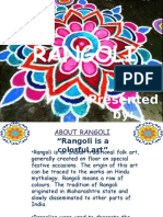 Rangoli: Presented By: Apra & Divya
