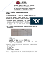 Evaluación de Modelamiento Hidráulico y Sistemas de Abastecimiennto de Agua Potable y Desagüe