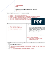 9 lesson plan monday 20 mar