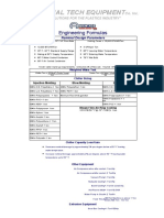 Engineering Formulas