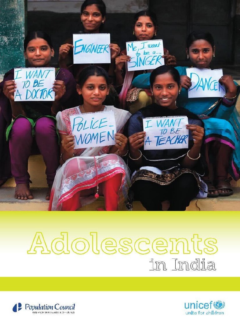 Adolescents in India | PDF | Sexual Intercourse | Reproductive Health