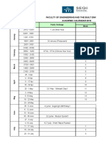 Academic Calendar 2016