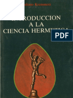Kremmerz, Giuliano - Introducción A La Ciencia Hermética PDF