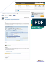 Equipment Creation Problem - PM