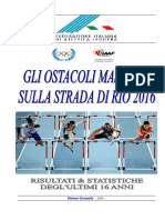 CR - Statistica Mondiale Ostacoli Maschili