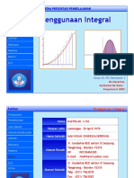 Aplikasi Integral Volume Benda Putar