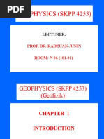 Chap1 - Intro Geophys Note