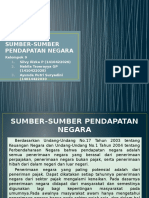 Sumber-Sumber Pendapatan Negara