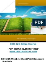 BEH 225 Entire Course