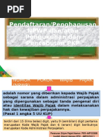 Download KUP-Pendaftaran Pengukuhan Pencabutan NPWPNPPKP by Rifano OPermana SN311337999 doc pdf