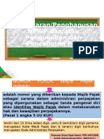 Download KUP-Pendaftaran Pengukuhan Pencabutan NPWPNPPKP by Rifano OPermana SN311337999 doc pdf