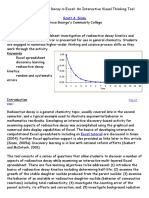 Exploring Radioactive Decay: An Interactive Excel Tool