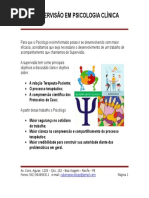 Supervisão em Psicologia Clínica