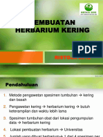 Pembuatan Herbarium Ristoja KSPH