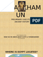 Tutankham UN: Preliminary Case Study Ancient History