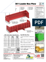 XBX1 Loader Box Plow: Features and Specs