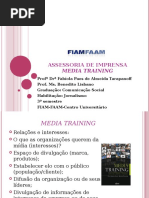 Assessoria de Imprensa - Media Training