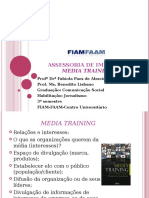 Assessoria de Imprensa - Media Training