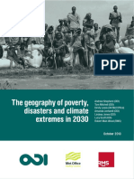 The Geography of Poverty, Disasters and Climate Extremes in 203