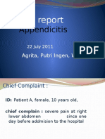 Appendicitis: Morning Report
