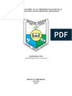 Diagnostico Situacional de La Convivencia Escolar