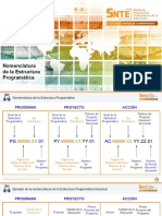 SNTE - CES05 - Nomenclatura de La Estructura Programática PDF