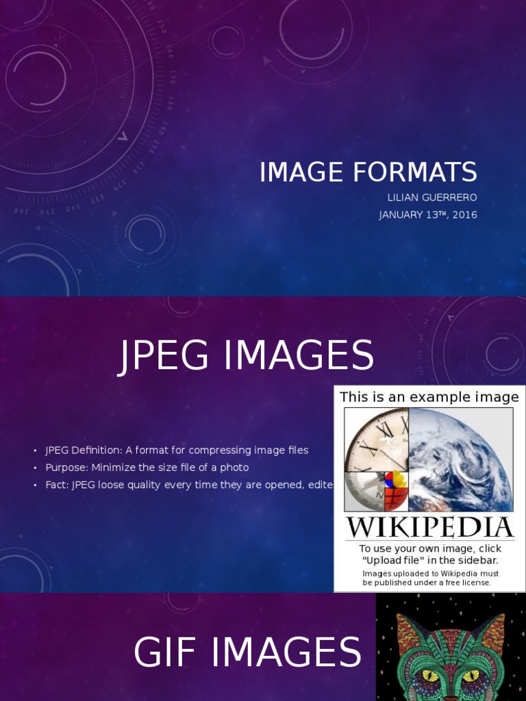 Overview of Image Formats | PDF