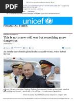 This is Not a New Cold War but Something More Dangerous - FT
