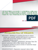 Fundamentals of Welding Processes