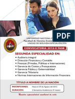 UNSA Cursos 2da Especialidad.