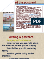 Postcard Writing