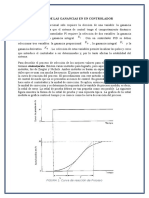 Ganancias en Controlador