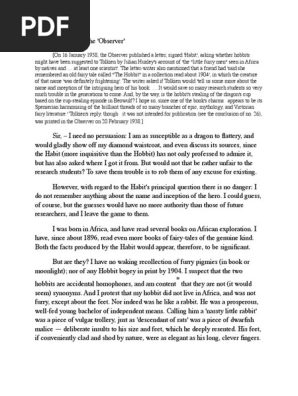 letter from tolkien