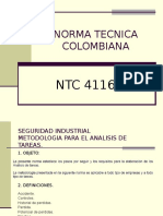 Norma Tecnica Colombiana 4116