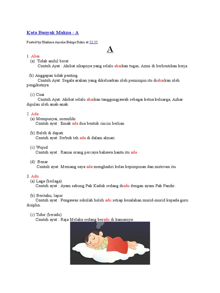 70 Soalan Kata Banyak Makna Sesuai Untuk Upsr Siap Dengan Jawapan Free Download Mykssr Com