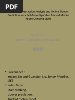 Track-Stair Interaction Analysis and Online Tipover Prediction For A Self-Reconfigurable Tracked Mobile Robot Climbing Stairs