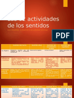 Las 12 Actividades de Los Sentidos