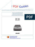 Manual Do Usuário OLIVETTI OFX 180 P