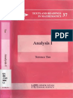 (Tao T.) Analysis 1