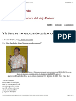 Y la tierra se menea, cuando canta el decimero | La Hamaca Grande