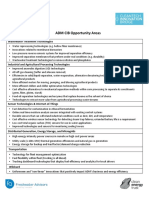 2016 CIB Opportunity Areas