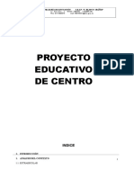 Proyecto Educativo de Centro PDF