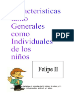 Caracteristicas Generales e Individuales