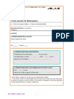 04 - Teste Avaliação Equações Do 2º Grau