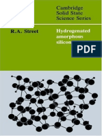 Hydrogenated Amorphous Silicon Cambridge Solid State Science Series PDF