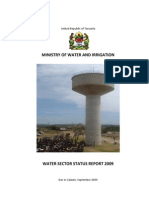 2009 Water Sector Status Report