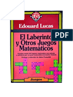 Lucas Edouard - El Laberinto y Otros Juegos Matematicos